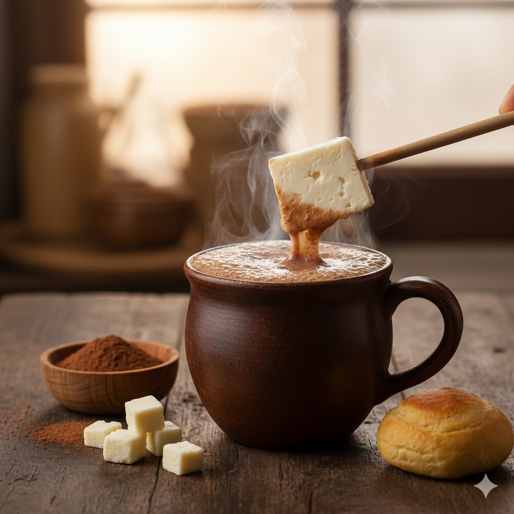 Colombian Chocolate with Cheese: Traditional Beverage & Snack